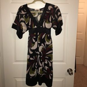 Multicolored Flowy Babydoll Dress